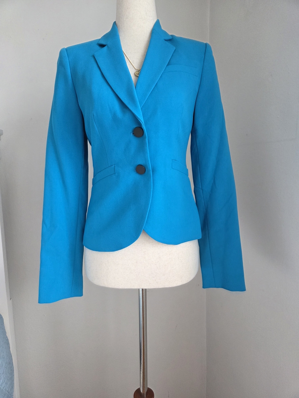 Calvin Klein Bright Turquoise Tailored Women's Blazer
